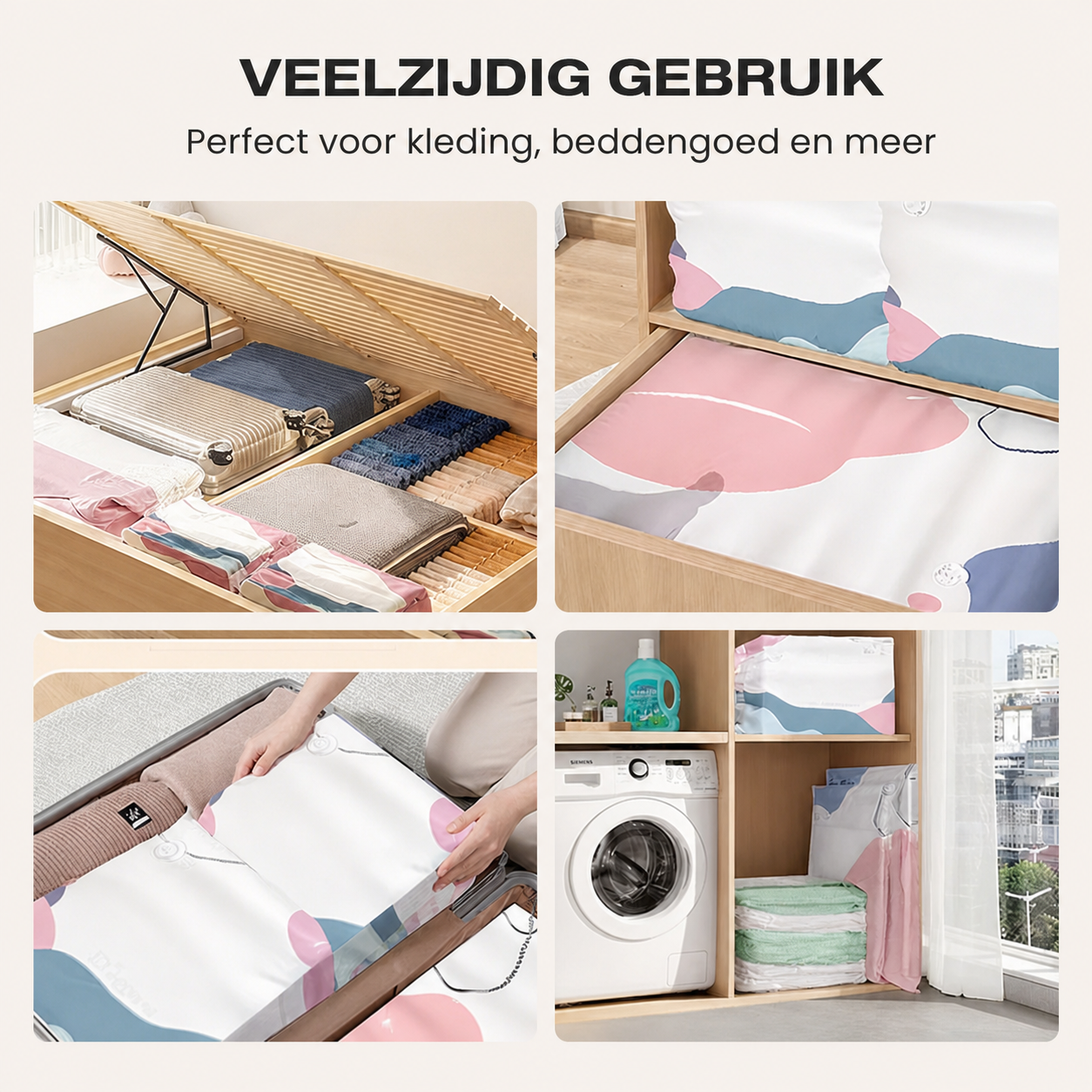PackSpace | Vacuümzak zonder pomp