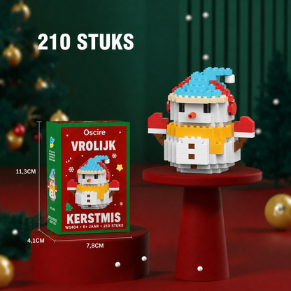Blockies | Kerstfiguren van bouwsteentjes