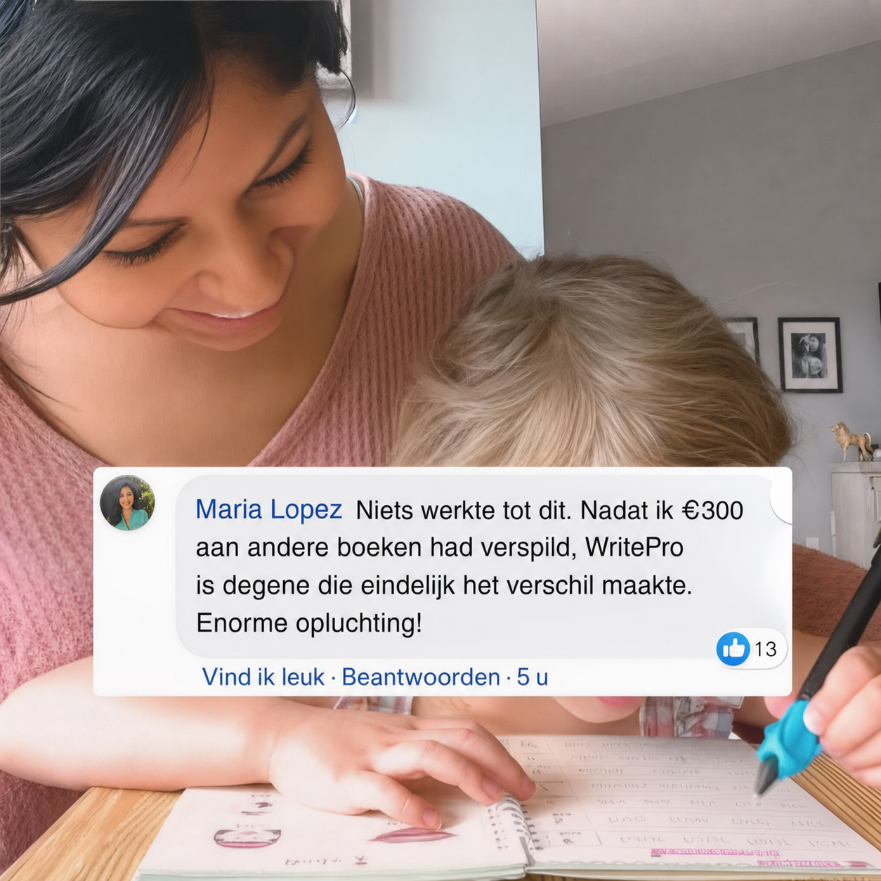 WritePro | Oefenschrift met groeven