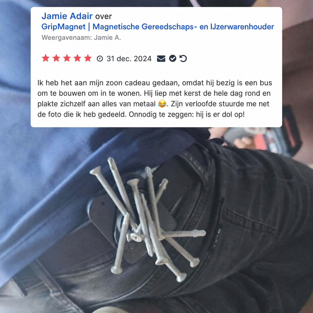 GripMagnet | Houdt gereedschap stevig vast voor snelle toegang