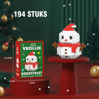 Blockies | Kerstfiguren van bouwsteentjes