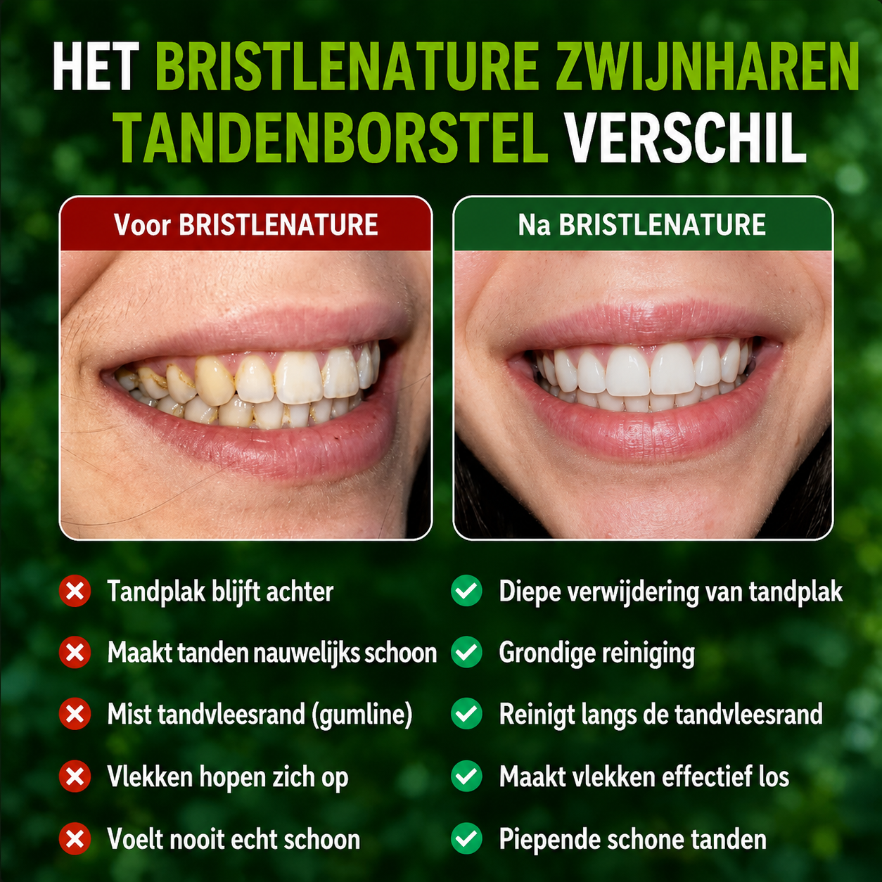 BristleNature | Zwijnenhaar tandenborstel