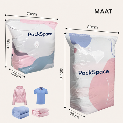 PackSpace | Vacuümzak zonder pomp