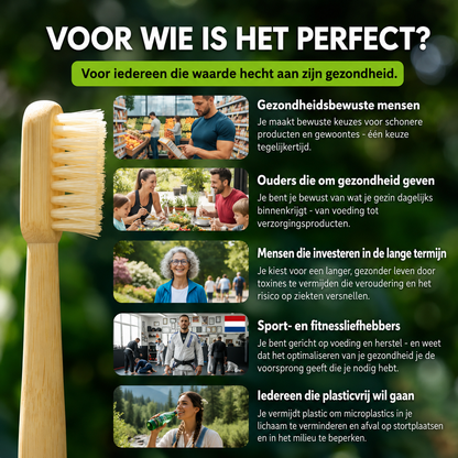 BristleNature | Zwijnenhaar tandenborstel