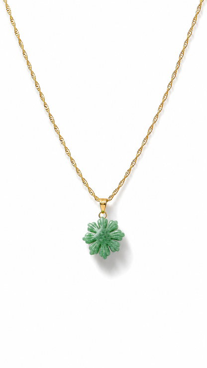 RadiantJade | Handgesneden jade-ketting