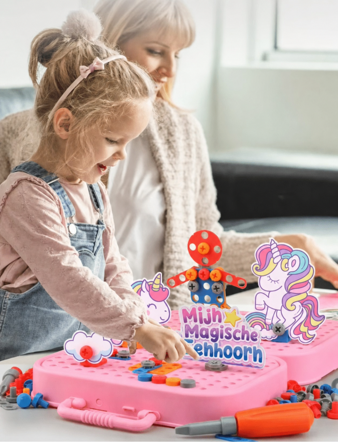Bouwset | Montessori bouwset met kinderboor