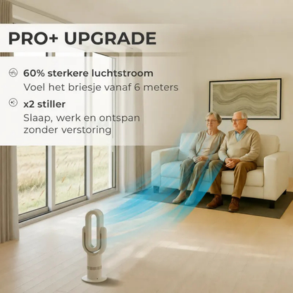 AirGlide | Bladeloze ventilatorkachel