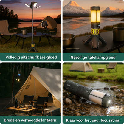 GlowLite | Uitschuifbare campinglamp
