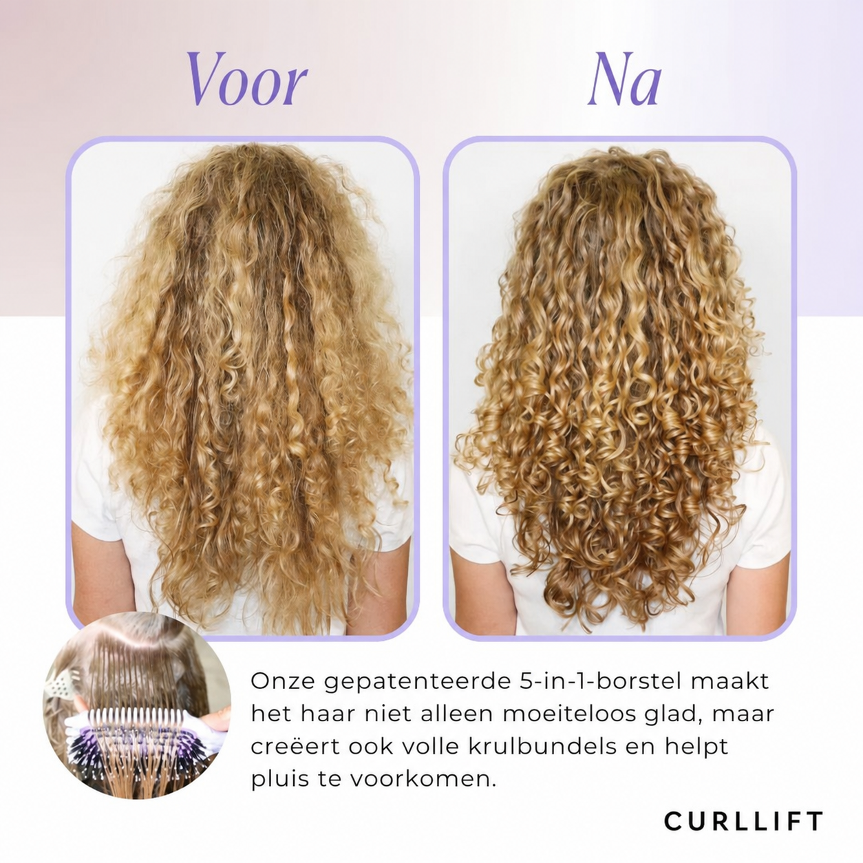 CurlLift | Krulborstel met parteergreep
