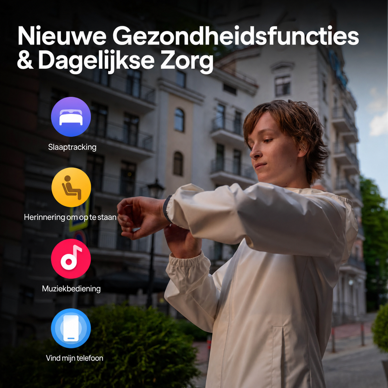 CourtPulse | Padel-smartwatch met zesassige sensor