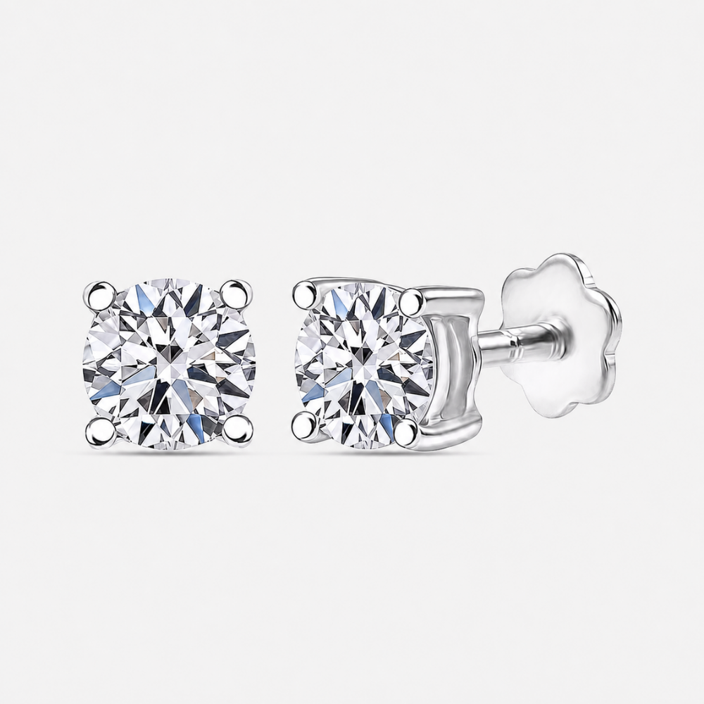 VermeilSpark | Lab-grown diamant oorknop