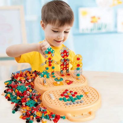 Bouwset | Montessori bouwset met kinderboor
