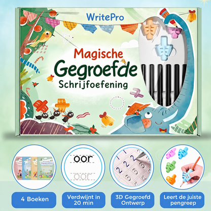 WritePro | Oefenschrift met groeven