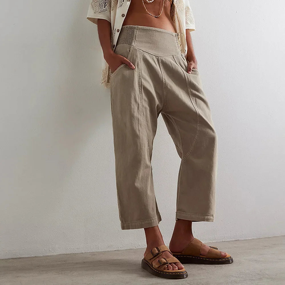 VagabondDenim | Harem-cut linnenbroek