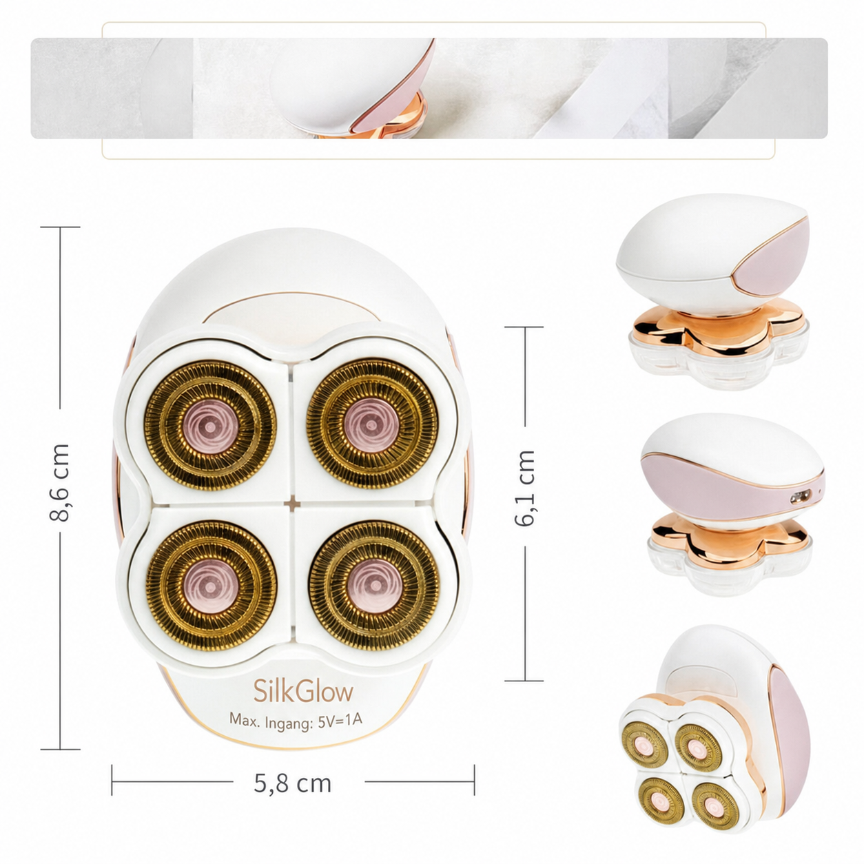 SilkGlow | Ladyshave met LED-licht