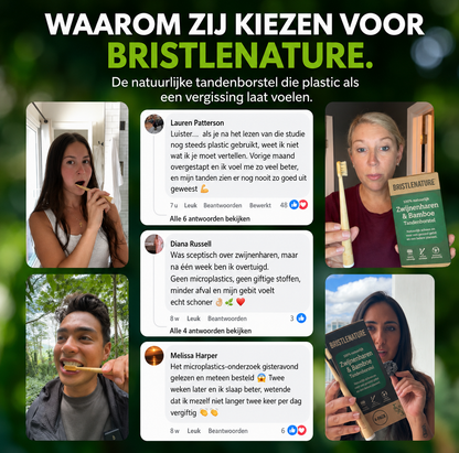 BristleNature | Zwijnenhaar tandenborstel