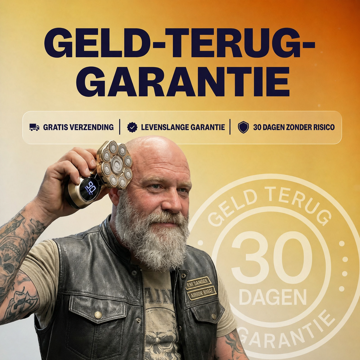 GlideShave | Comfortabel glad scheren van het hoofd zonder irritatie