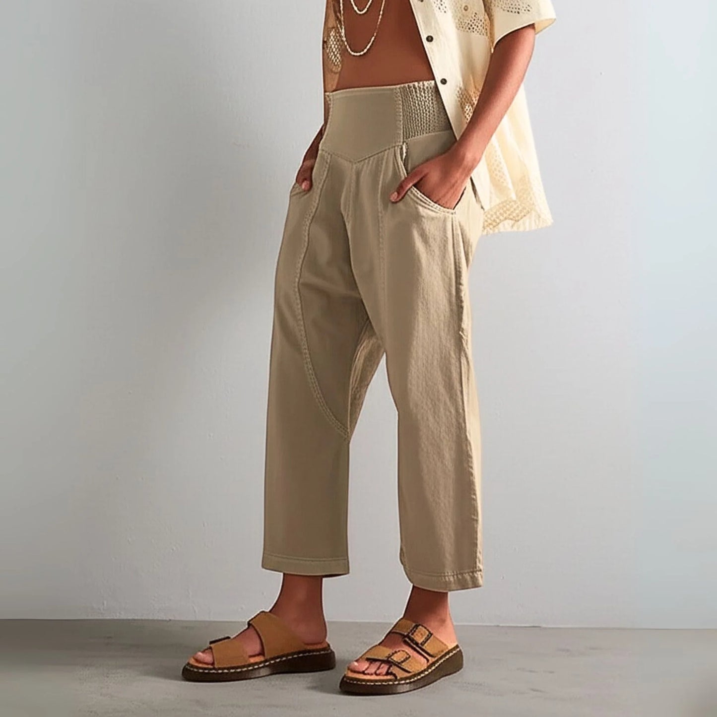 VagabondDenim | Harem-cut linnenbroek