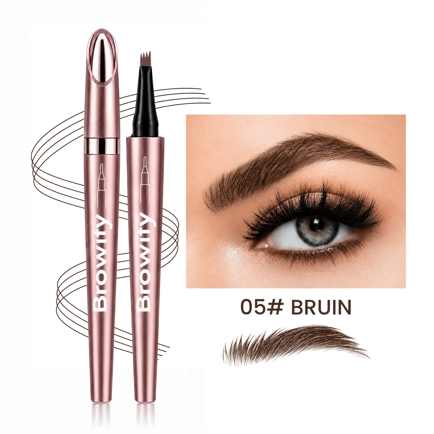 Browify | Creëert natuurlijke wenkbrauwhaartjes voor een volle look