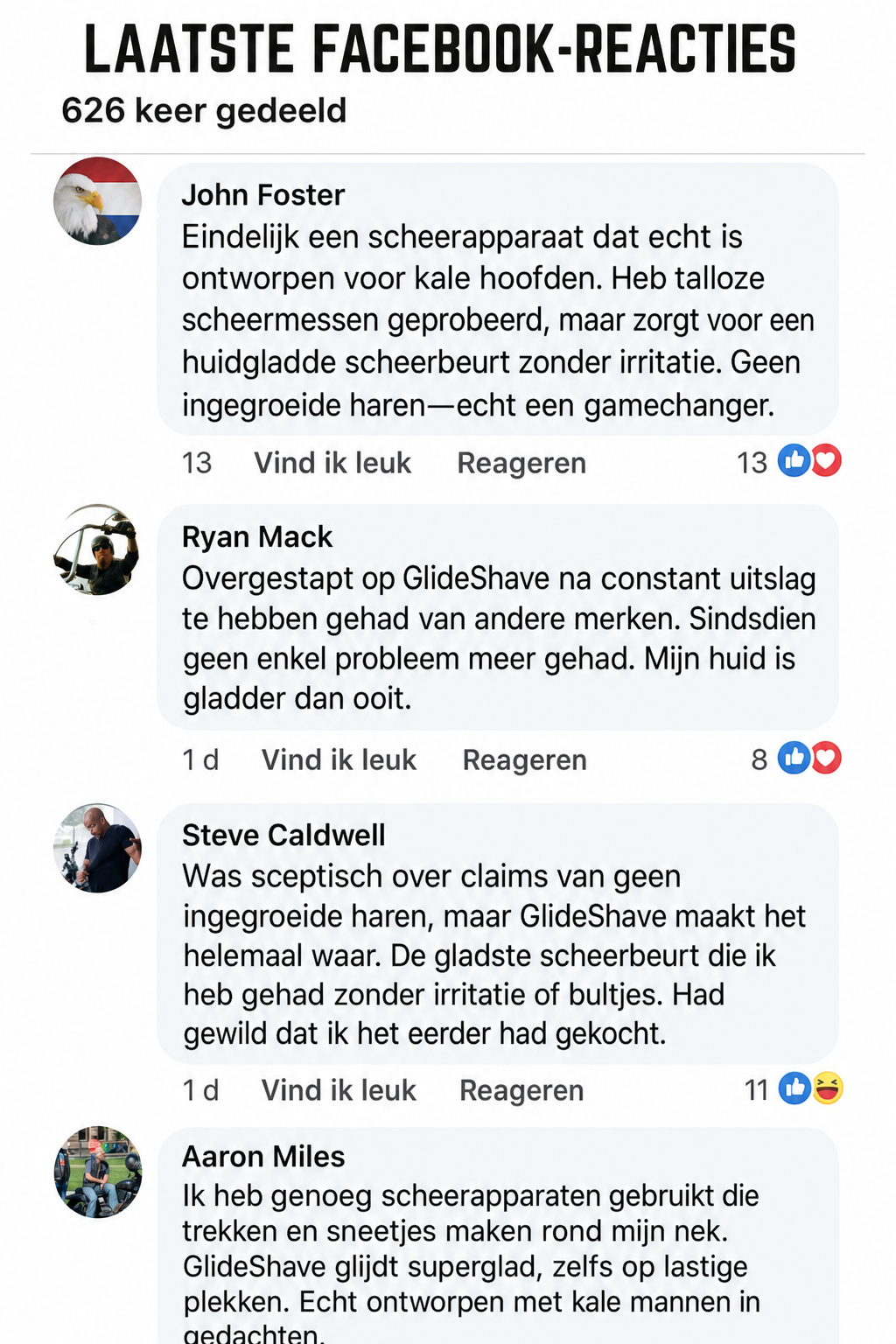 GlideShave | Comfortabel glad scheren van het hoofd zonder irritatie