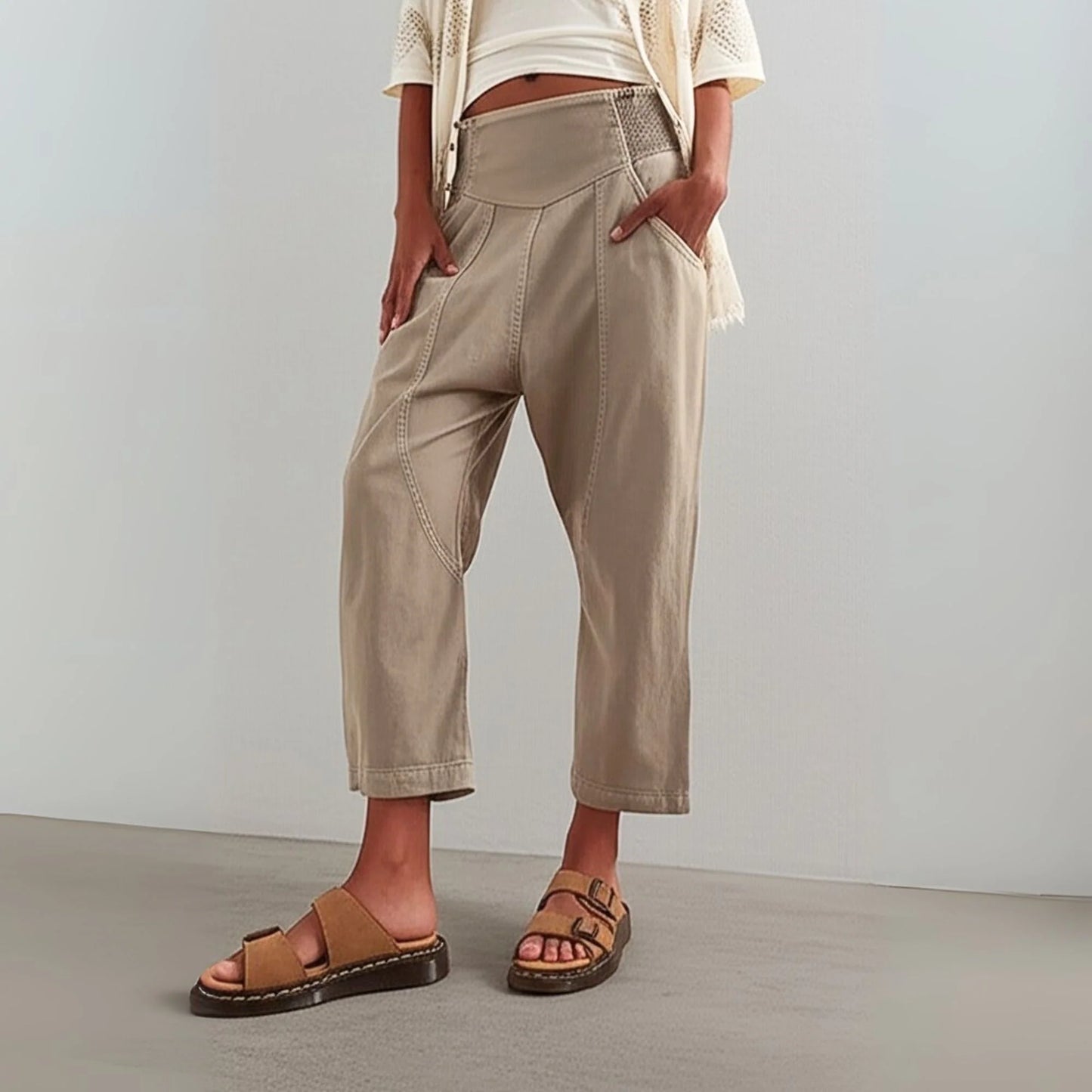 VagabondDenim | Harem-cut linnenbroek
