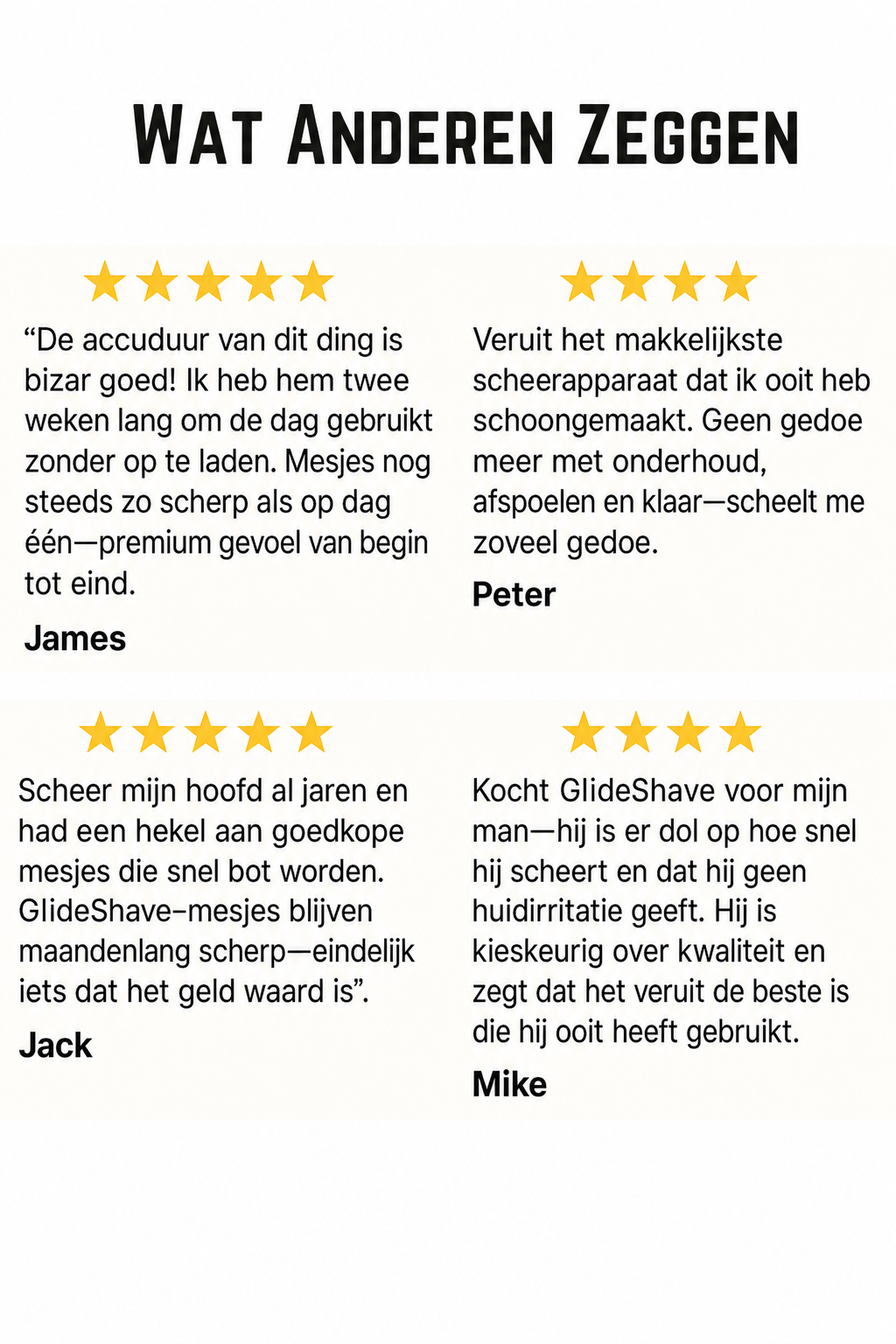 GlideShave | Comfortabel glad scheren van het hoofd zonder irritatie