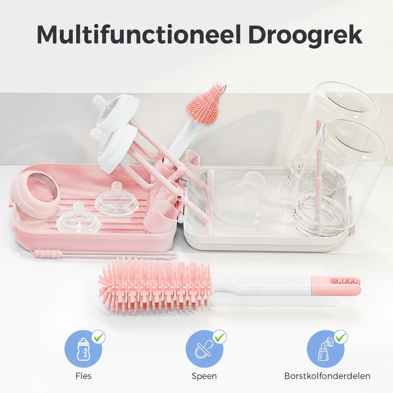 CleanMag | Magnetische flessenborstelset