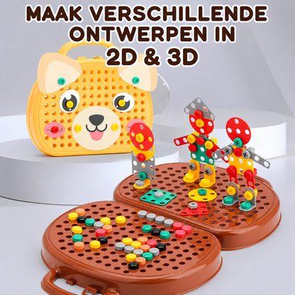 Bouwset | Montessori bouwset met kinderboor