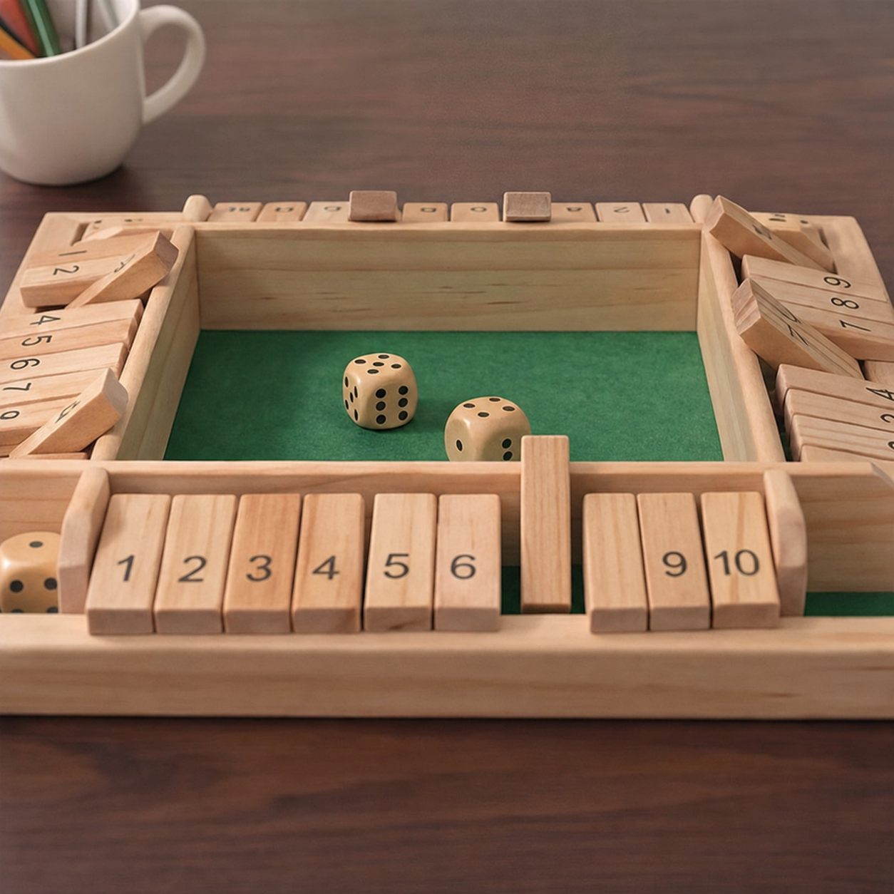 DiceLogic | Houten rekenspel