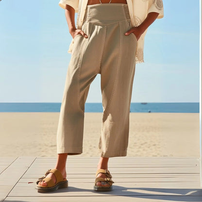 VagabondDenim | Harem-cut linnenbroek
