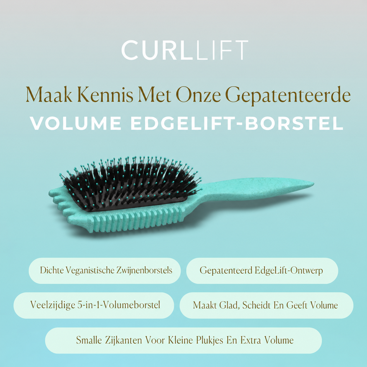 CurlLift | Krulborstel met parteergreep