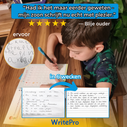 WritePro | Oefenschrift met groeven