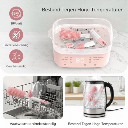CleanMag | Magnetische flessenborstelset
