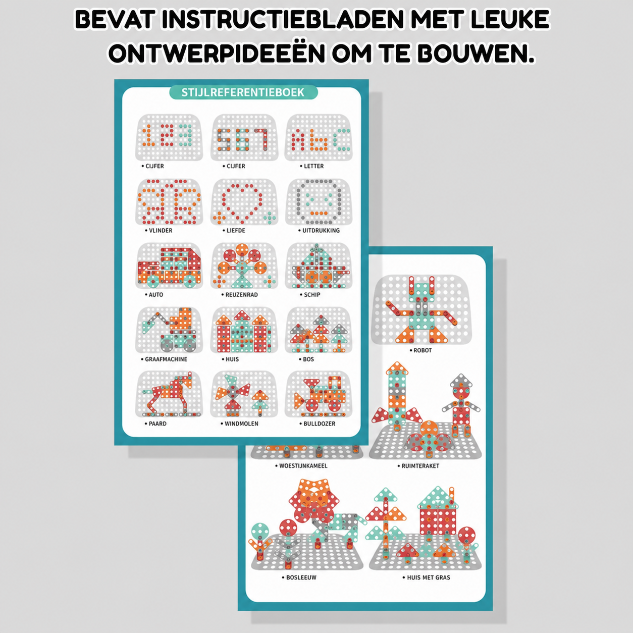 Bouwset | Montessori bouwset met kinderboor