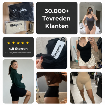Shapies | Compressieslip met siliconenband