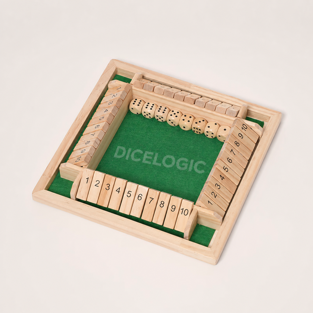 DiceLogic | Houten rekenspel