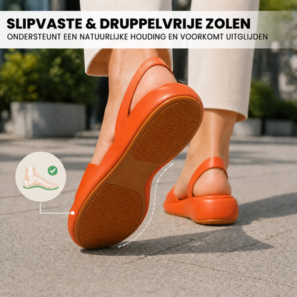 FlexiStep | Voorgevormd voetbed-sandaal