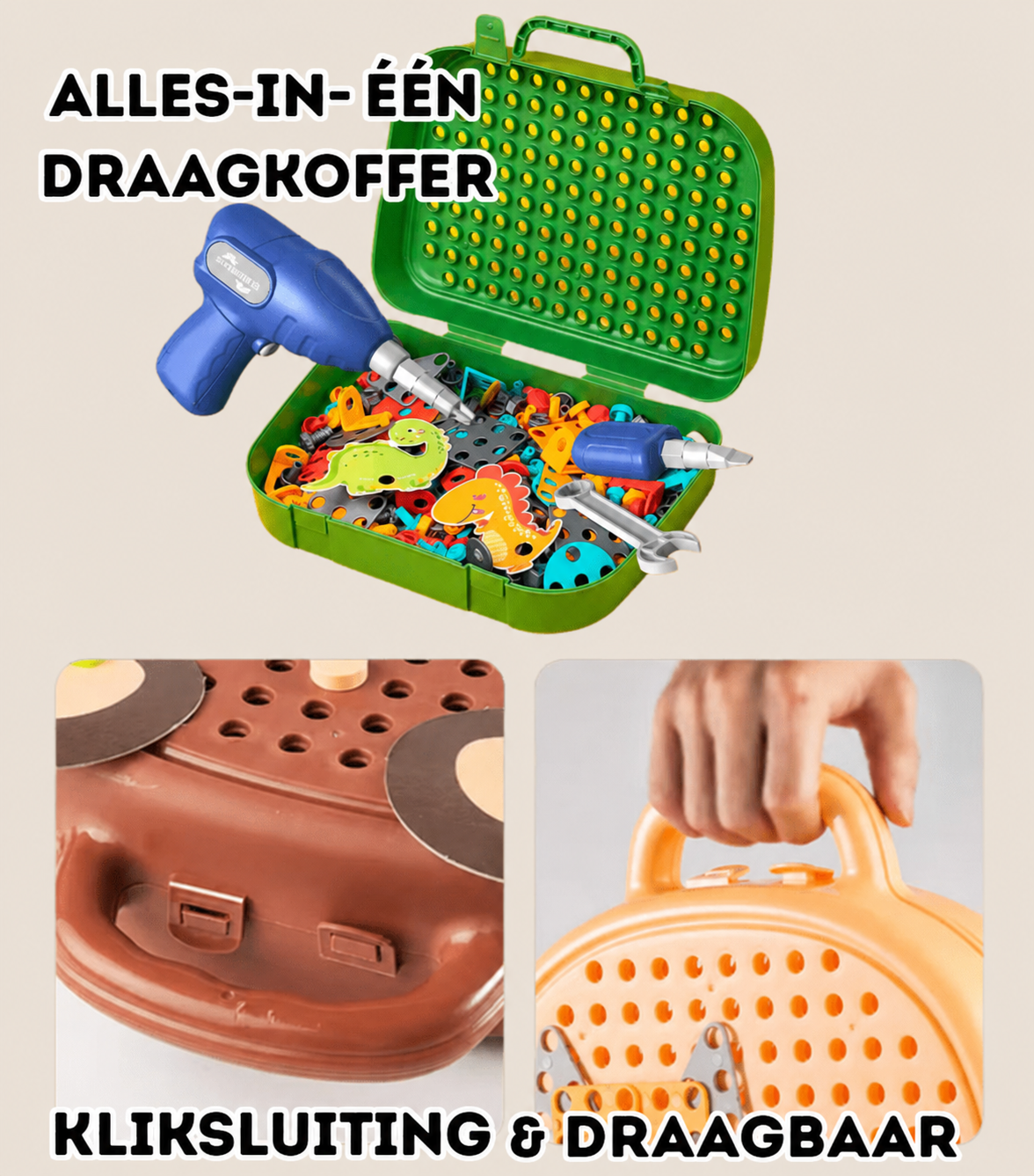 Bouwset | Montessori bouwset met kinderboor