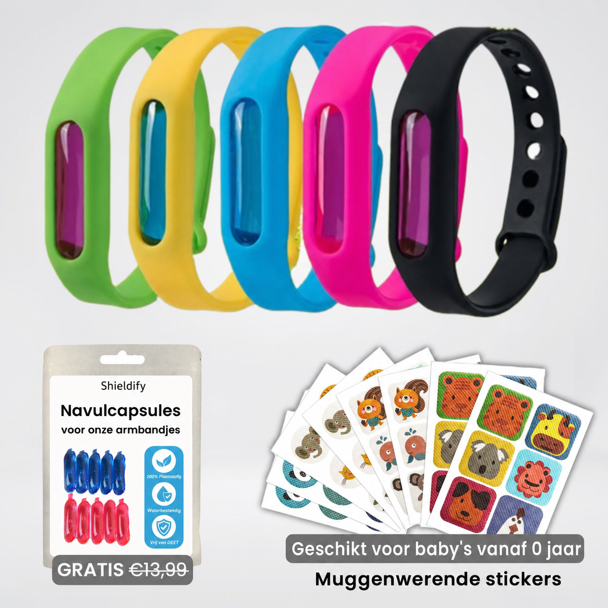 Shieldify | Navulbaar muggenband