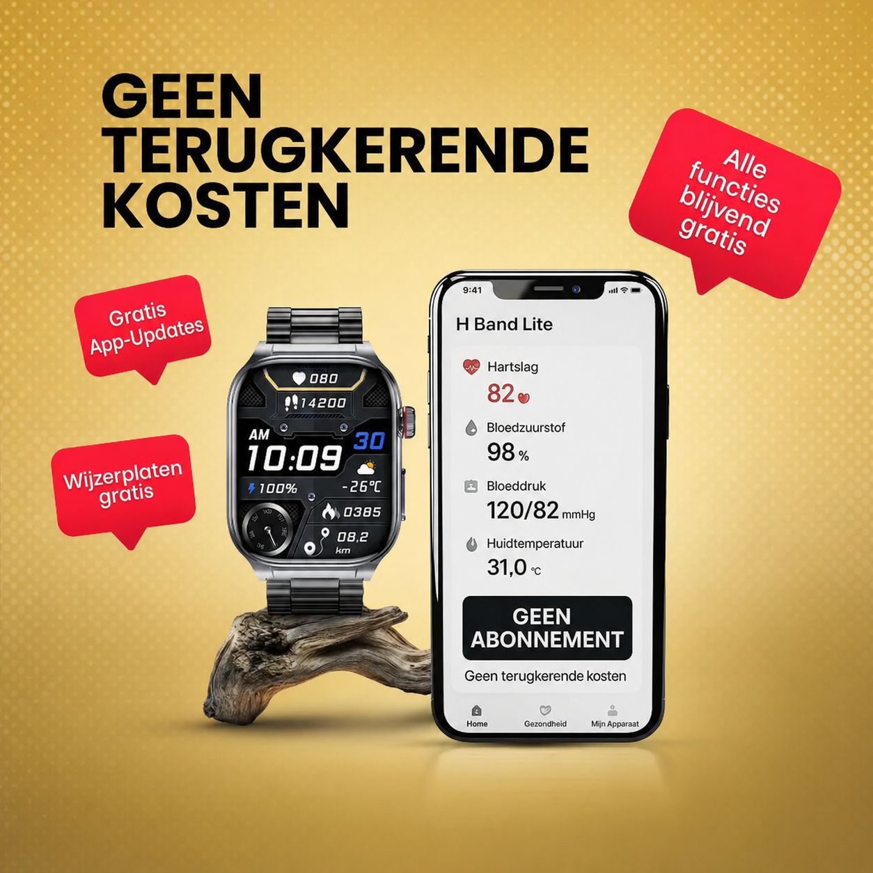 Vigilo | ECG-gezondheidshorloge