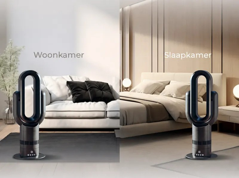 AirGlide | Bladeloze ventilatorkachel