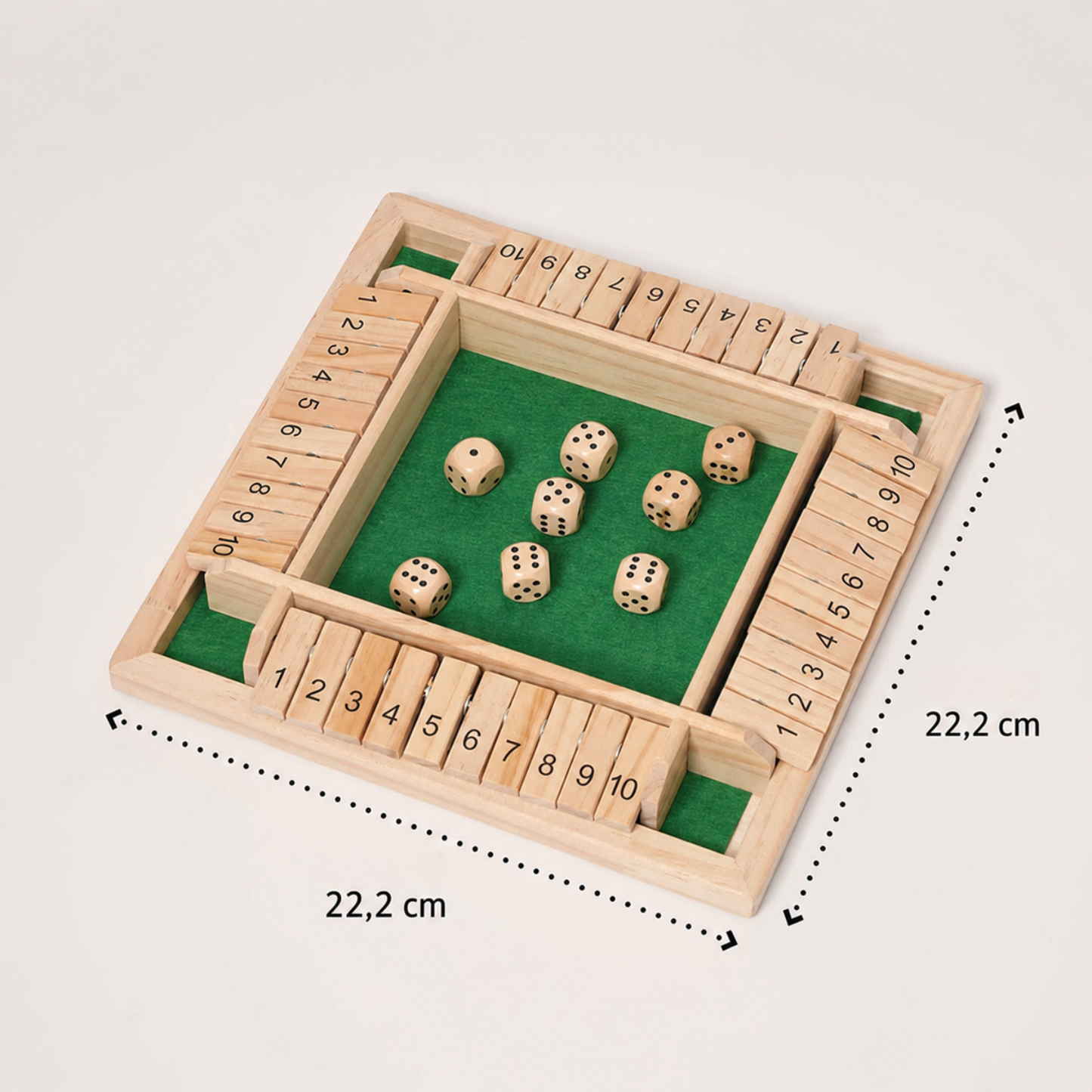 DiceLogic | Houten rekenspel