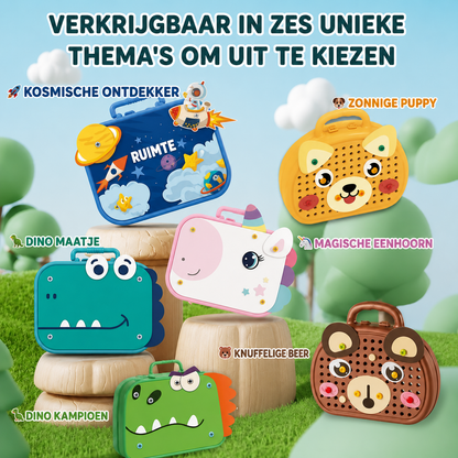 Bouwset | Montessori bouwset met kinderboor