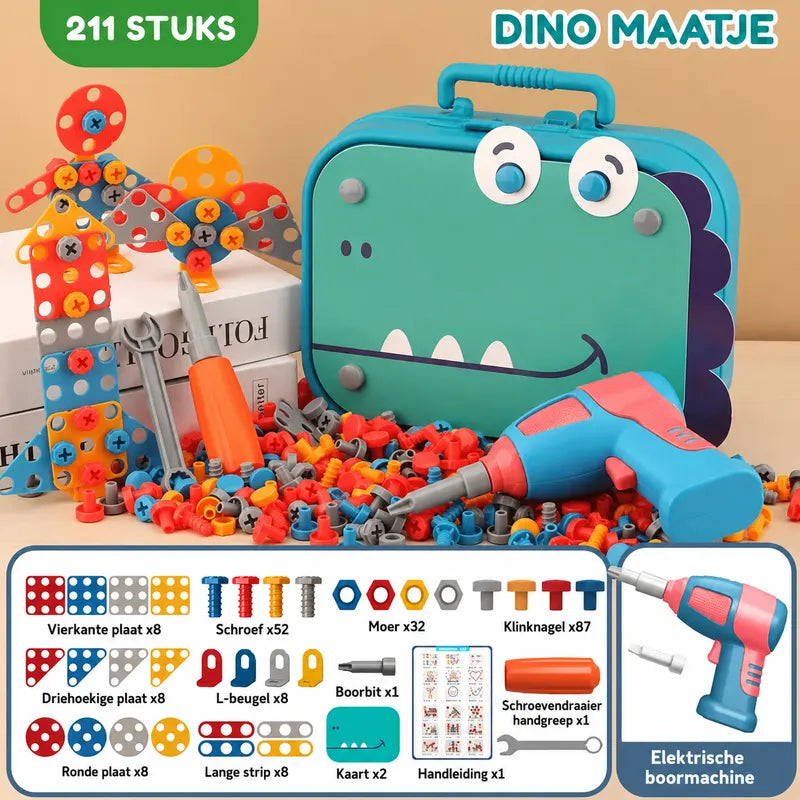 Bouwset | Montessori bouwset met kinderboor