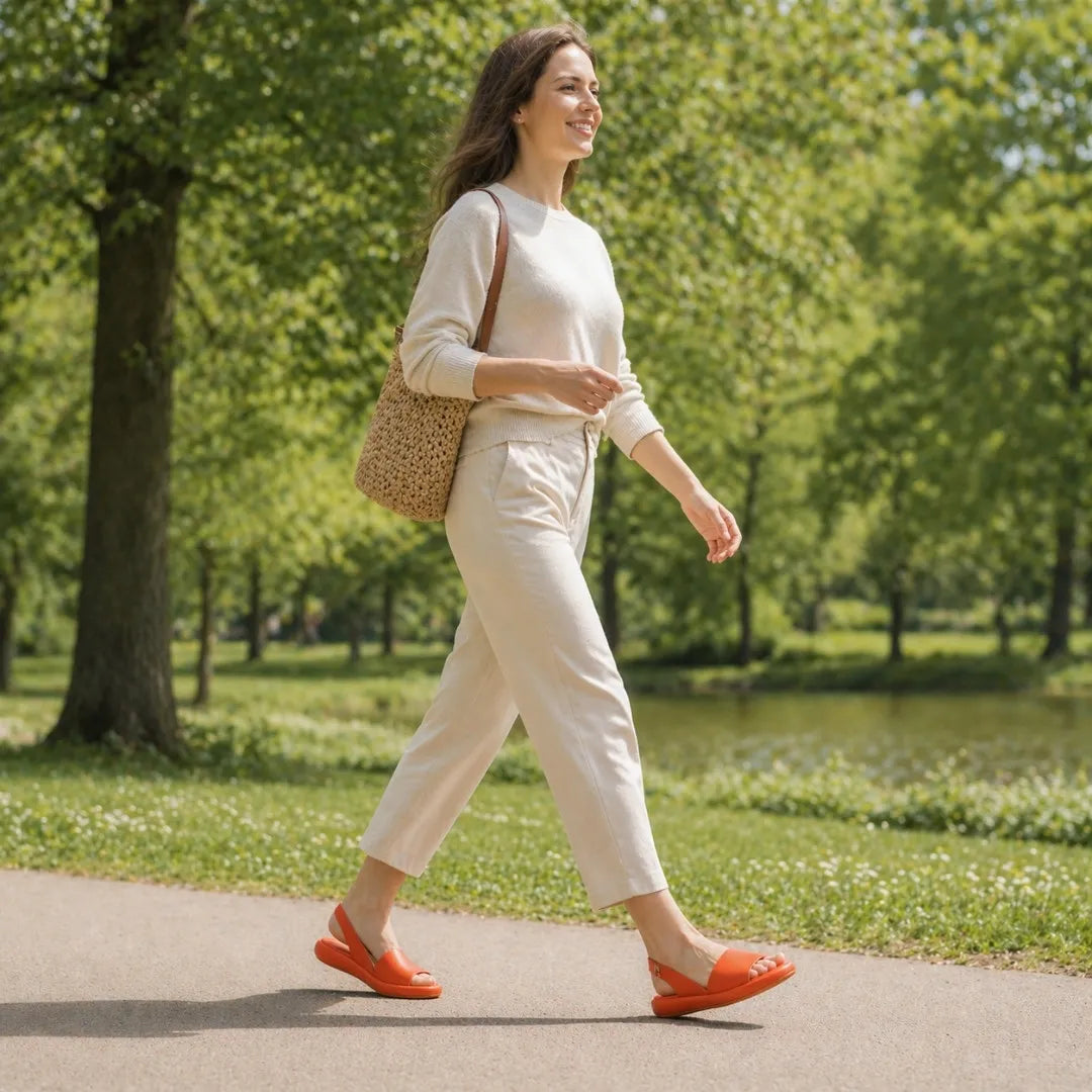 FlexiStep | Voorgevormd voetbed-sandaal