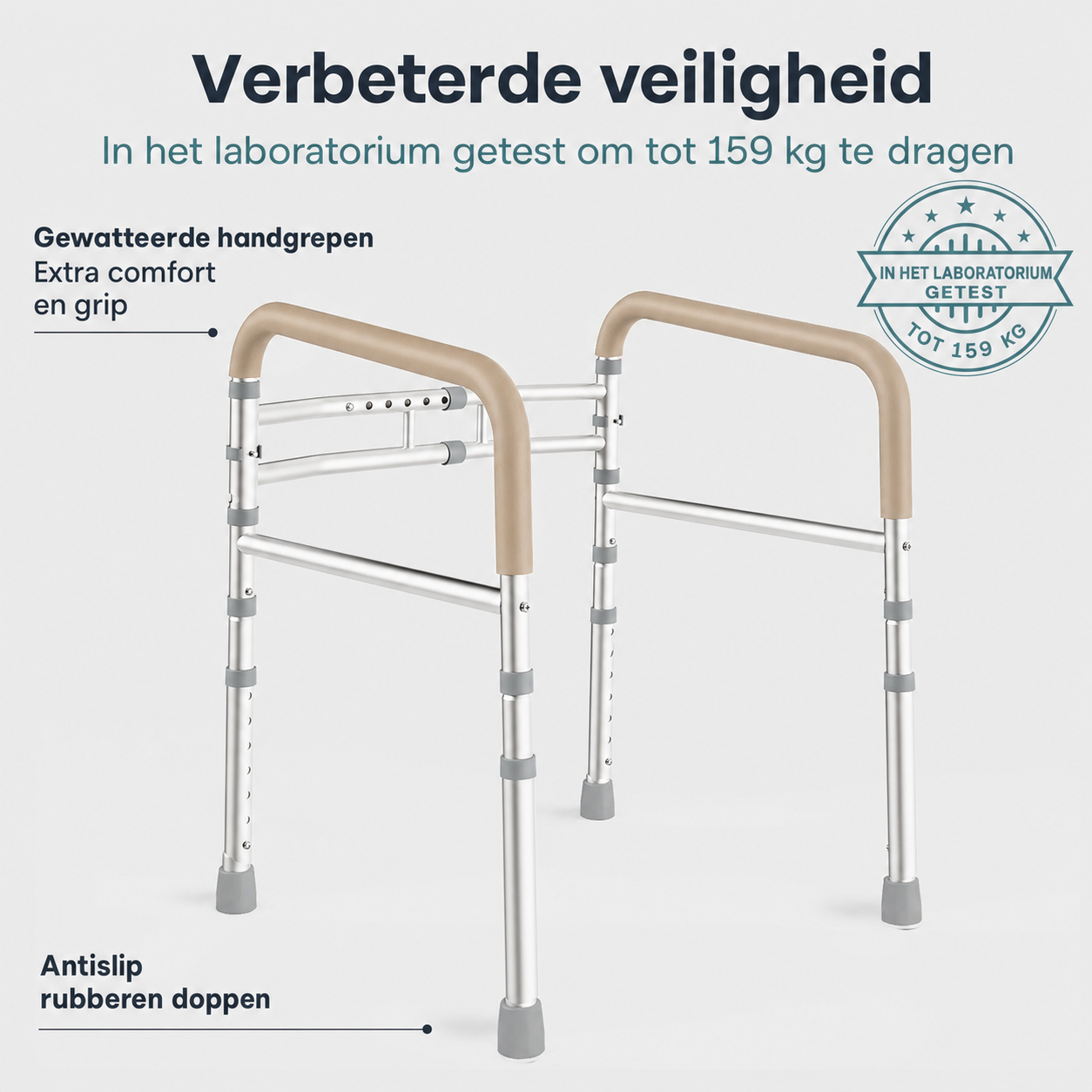 GripEase | Vrijstaande toiletbeugel