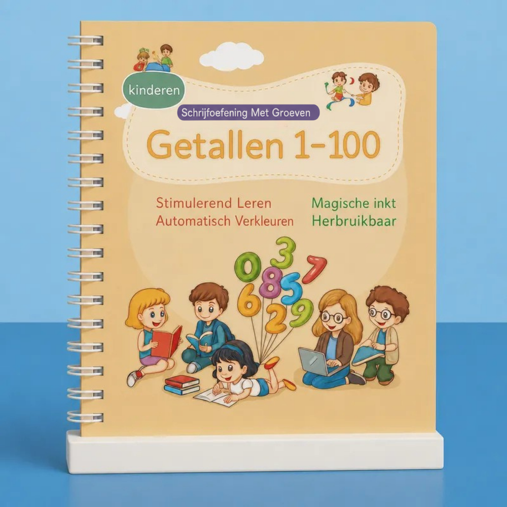 WritePro | Oefenschrift met groeven