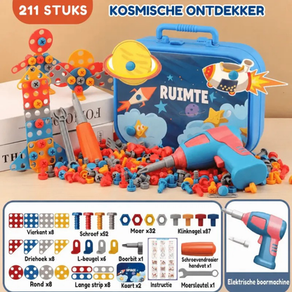 Bouwset | Montessori bouwset met kinderboor