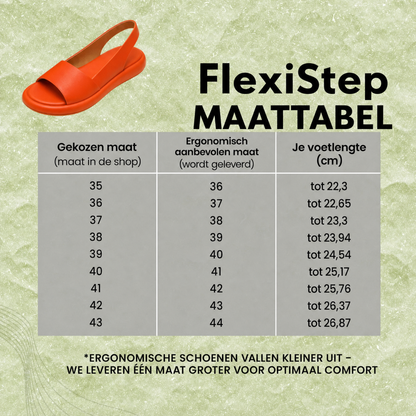 FlexiStep | Voorgevormd voetbed-sandaal