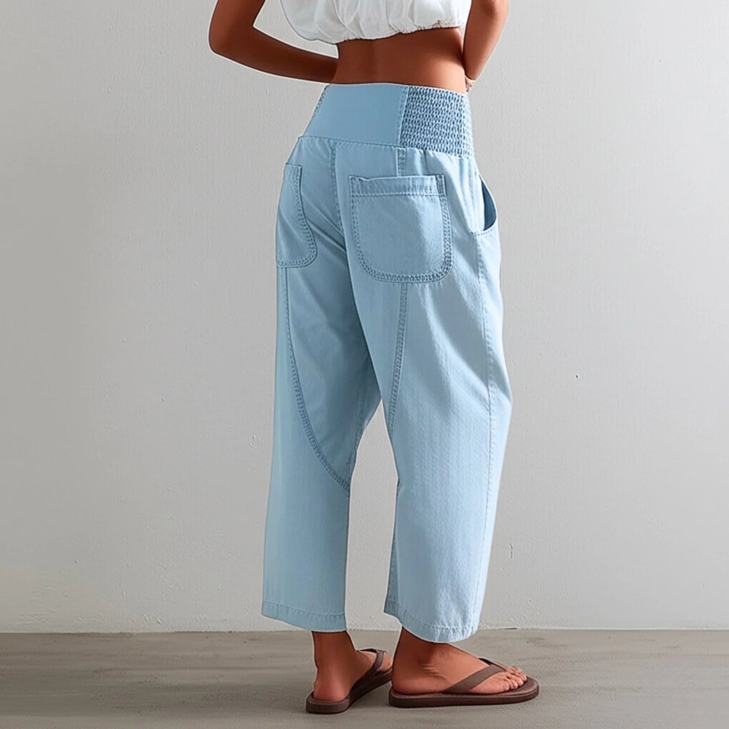 VagabondDenim | Harem-cut linnenbroek